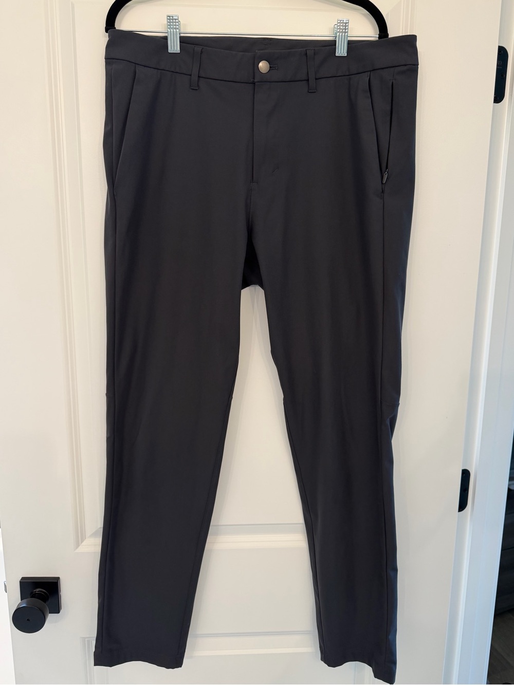 lululemon athletica Men's Charcoal Straight-Leg Performance Pants